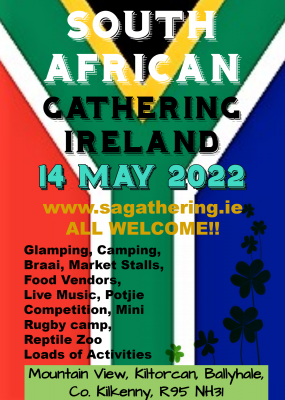South African Gathering in Ireland- 14 May 2022